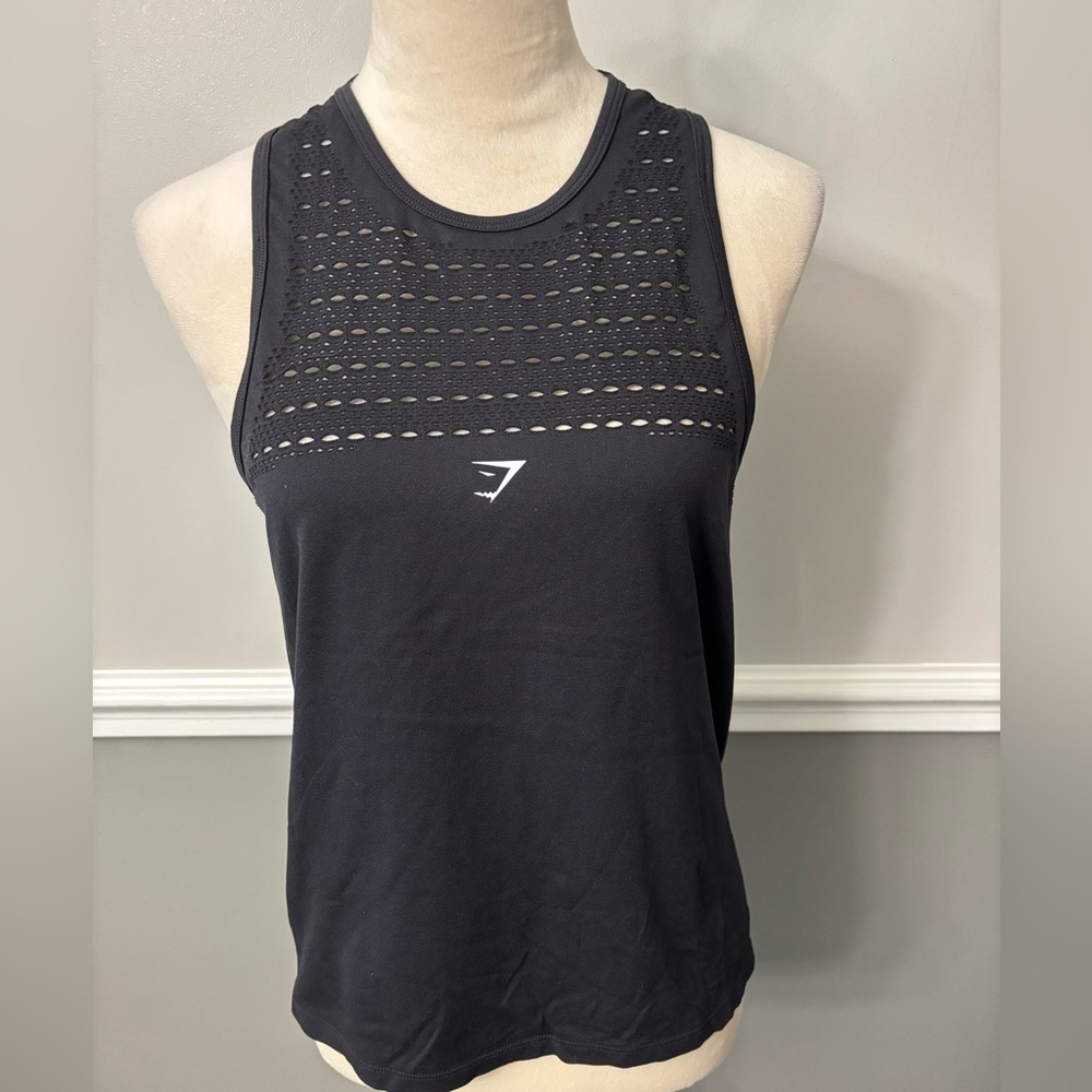 Gymshark Black Athletic Tank Top